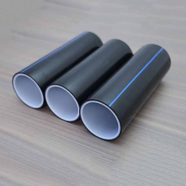 消防供水黑色hdpe管材PE钢丝网骨架聚乙烯塑料增强复合管