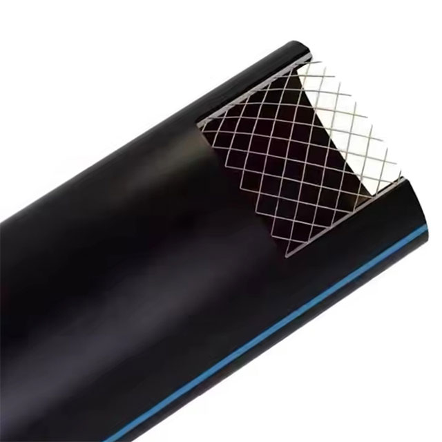 消防农田排灌HDPE聚乙烯塑料盘管钢丝网骨架塑料PE复合管