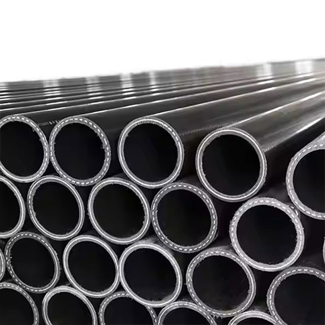 消防供水黑色hdpe管材PE钢丝网骨架聚乙烯塑料增强复合管