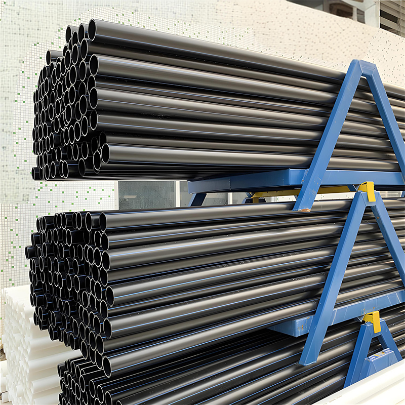 PE钢丝网骨架实壁牵引拖拉管自来水塑料热熔管