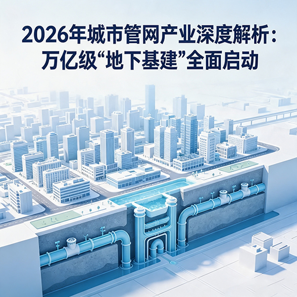 2026年城市管网产业深度解析：万亿级“地下基建”全面启动行业新闻封面图片.jpg
